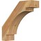 Ekena Millwork 6"W x 20"D x 20"H Merced Rough Sawn Knee Brace, Western Red Cedar BRC06X20X20MRC00RWR - alternate 1